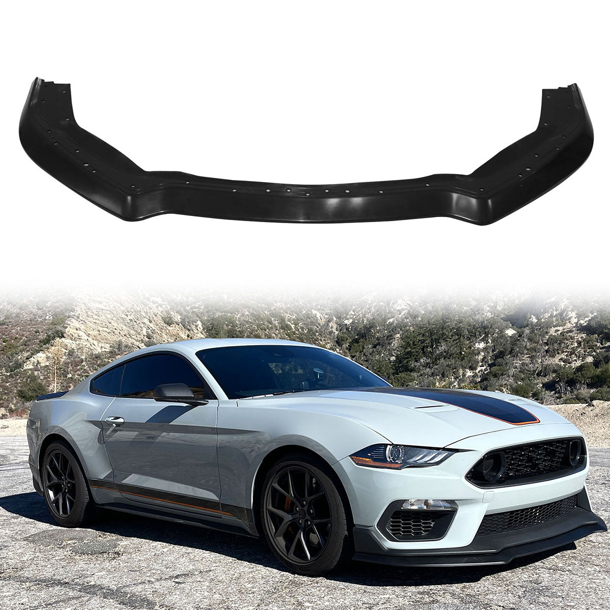 2021-2023 Ford Mustang Mach 1 Front Lip Handling Package Style