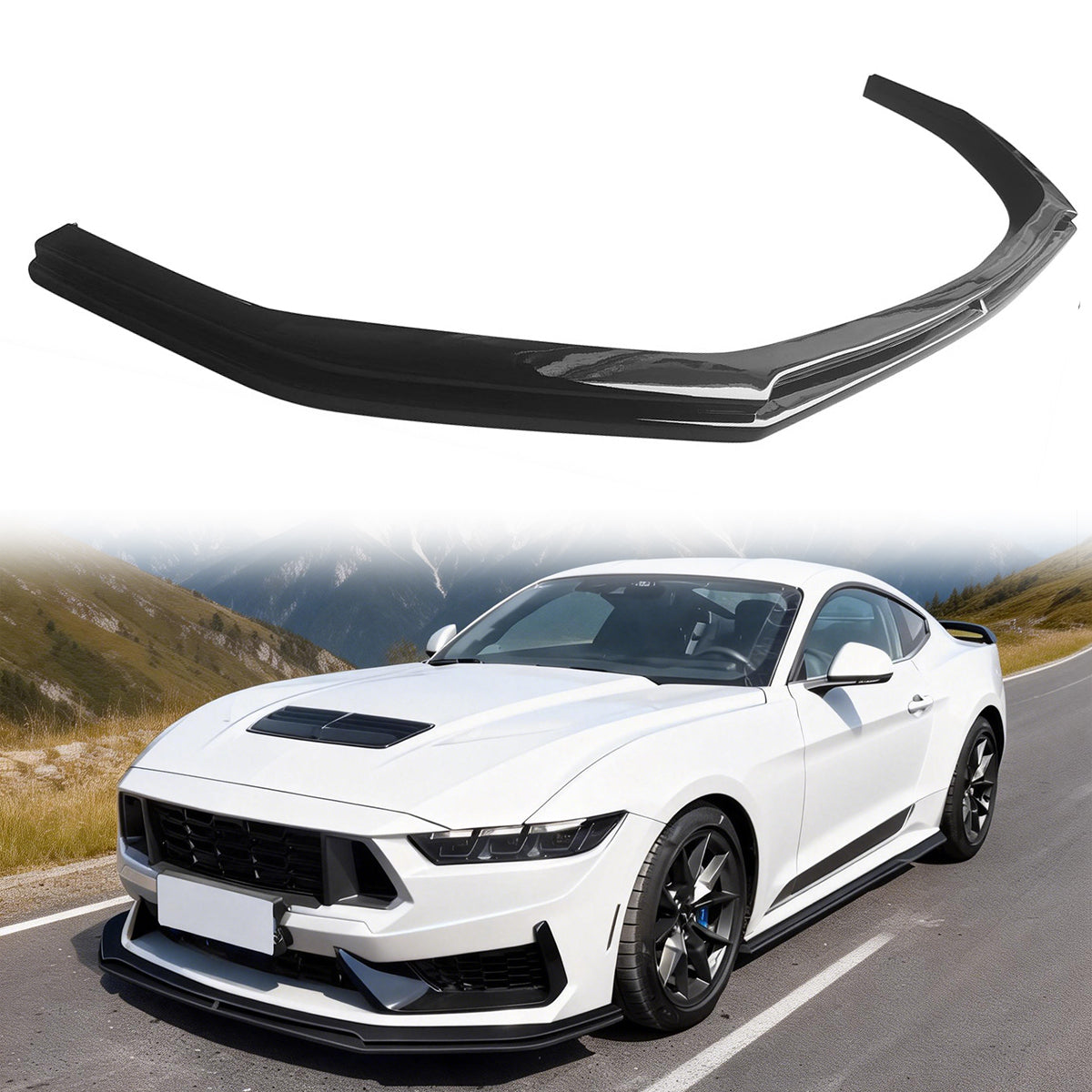 2024-2025 Ford Mustang Dark Horse IKON Front Bumper Lip