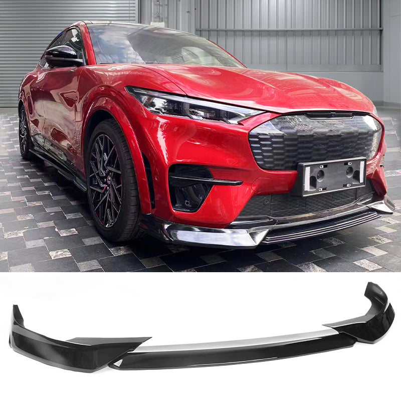 2021-2023 Ford Mustang Mach-E Front Bumper Lip Spoiler 3PC