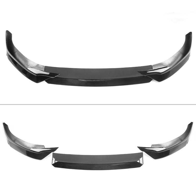 2021-2023 Ford Mustang Mach-E Front Bumper Lip Spoiler 3PC