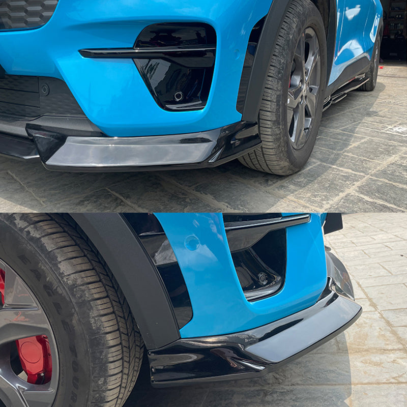 2021-2023 Ford Mustang Mach-E Front Bumper Lip Spoiler 3PC