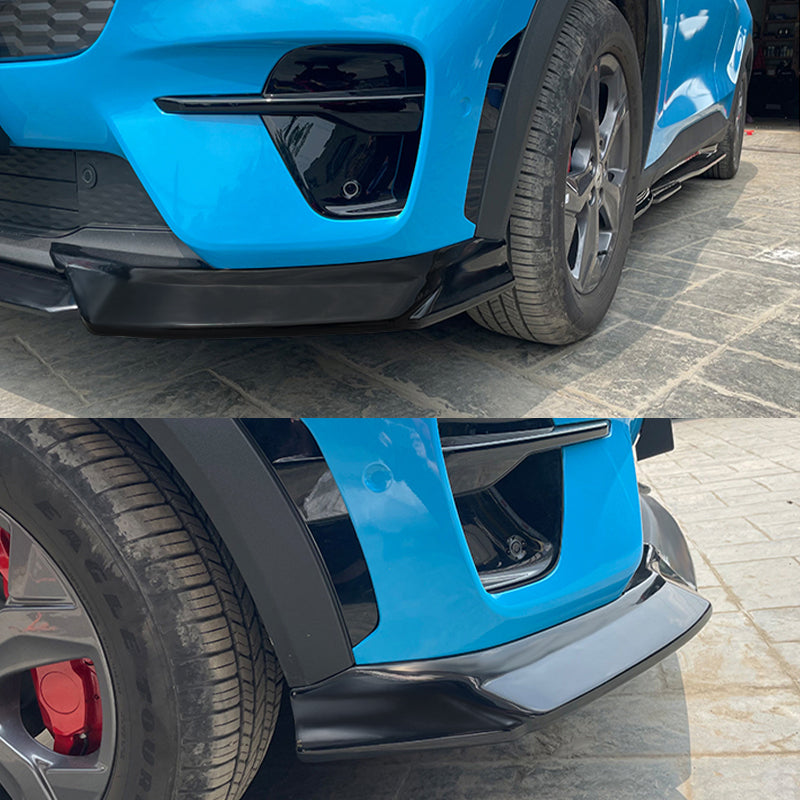 2021-2023 Ford Mustang Mach-E Front Bumper Lip Spoiler 3PC