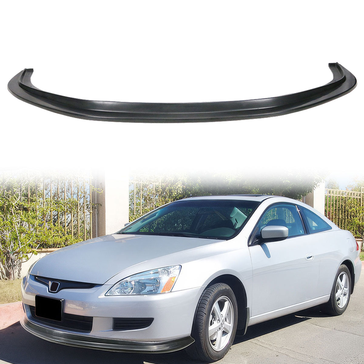 2003-2005 Honda Accord Coupe MDA Style Front Bumper Lip Spoiler PU