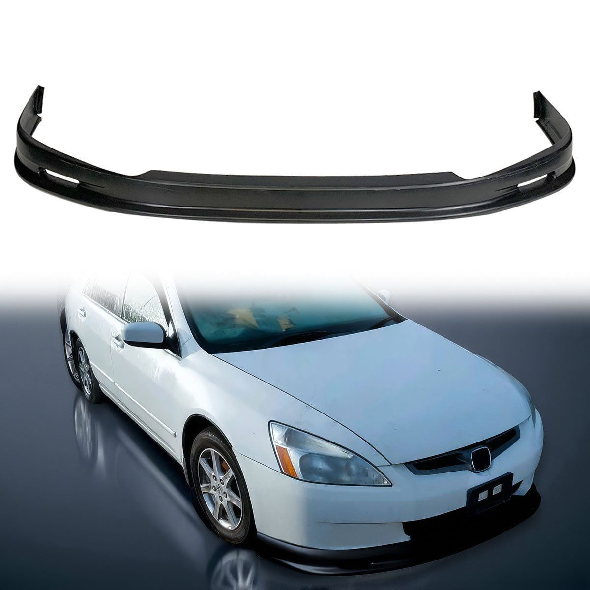 2003-2005 Honda Accord Sedan Mugen Style Front Bumper Lip  PP