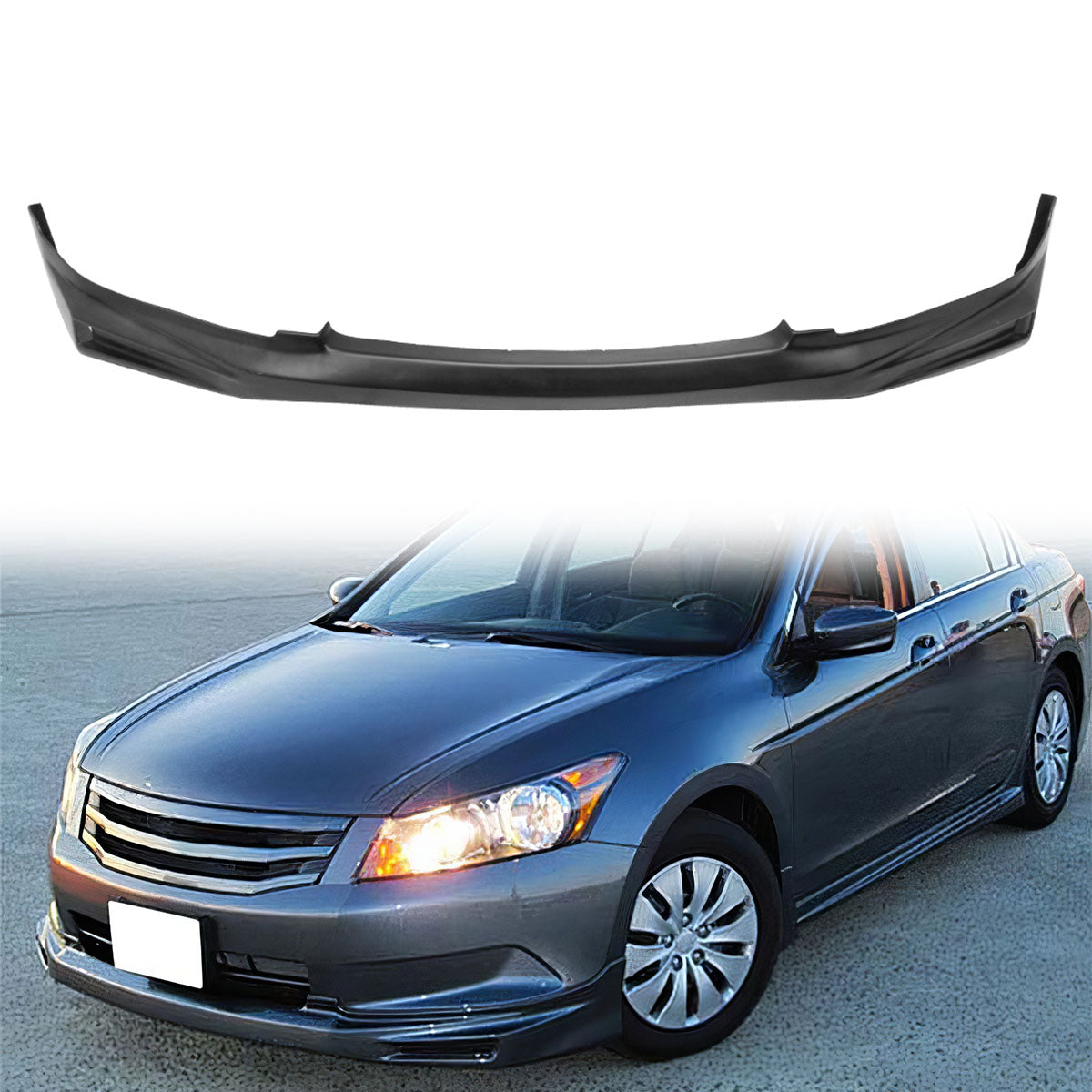 2008-2010 Honda Accord Sedan l4 Only Mugen Style Front Bumper Lip Spoi
