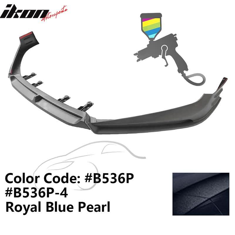 2018-2021 Honda Accord 3PC Front Bumper Lip PP
