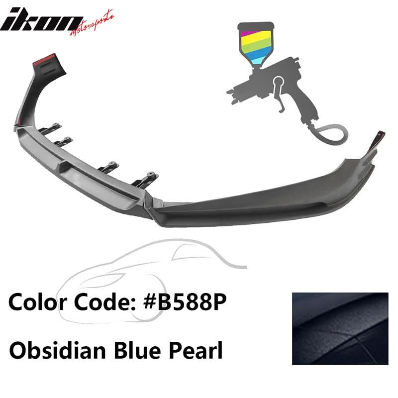 2018-2021 Honda Accord 3PC Front Bumper Lip PP