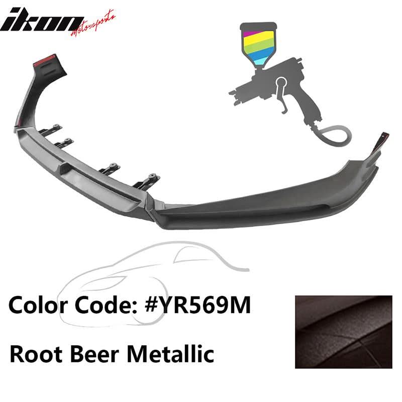2018-2021 Honda Accord 3PC Front Bumper Lip PP