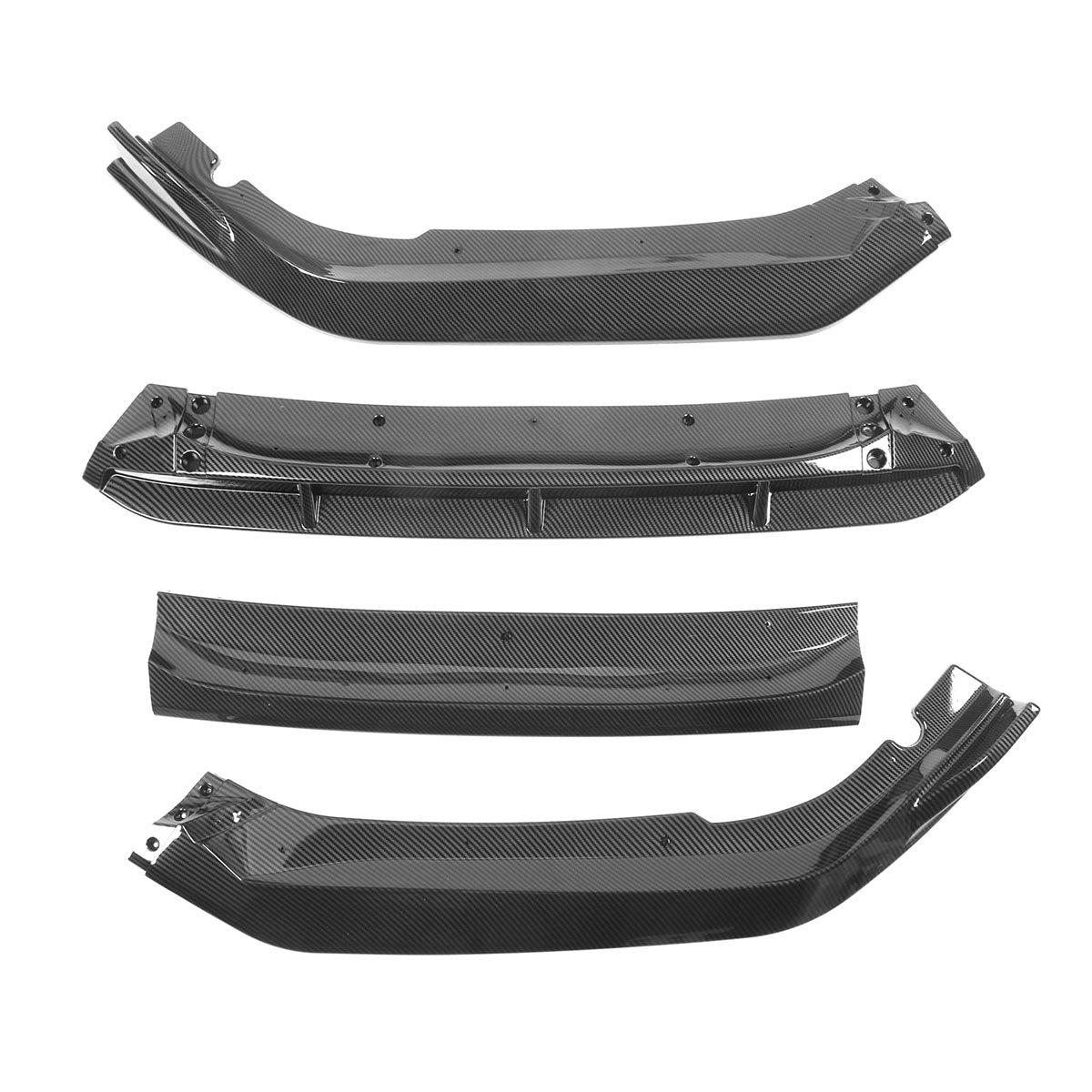 2021-2022 Honda Accord IKON V2 Style Front Bumper Lip Spoiler 4PCS PP