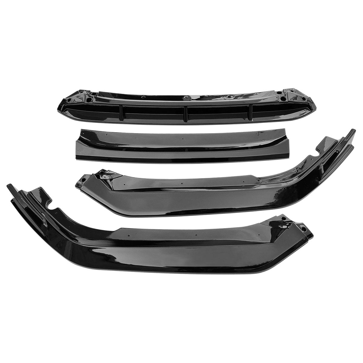 2021-2022 Honda Accord IKON V2 Style Front Bumper Lip Spoiler 4PCS PP