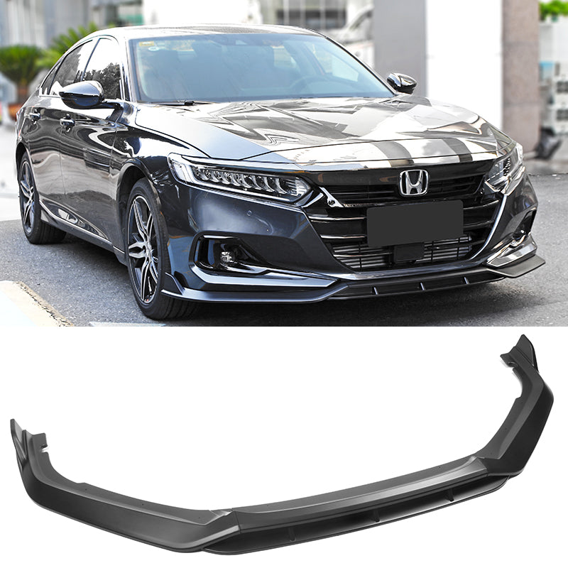 2021-2022 Honda Accord IKON V2 Style Front Bumper Lip Spoiler 4PCS PP