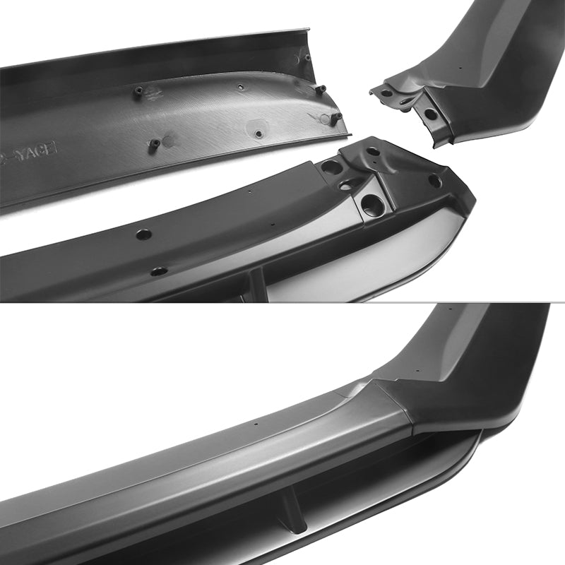 2021-2022 Honda Accord IKON V2 Style Front Bumper Lip Spoiler 4PCS PP