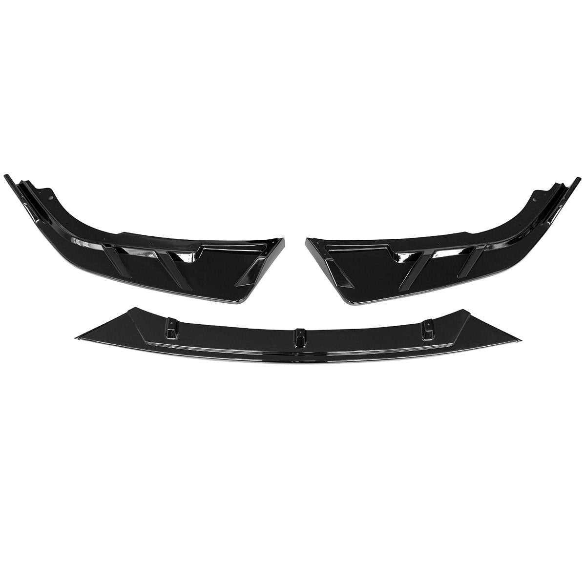 2021-2022 Honda Accord IKON V3 Style Front Bumper Lip Spoiler 3PCS