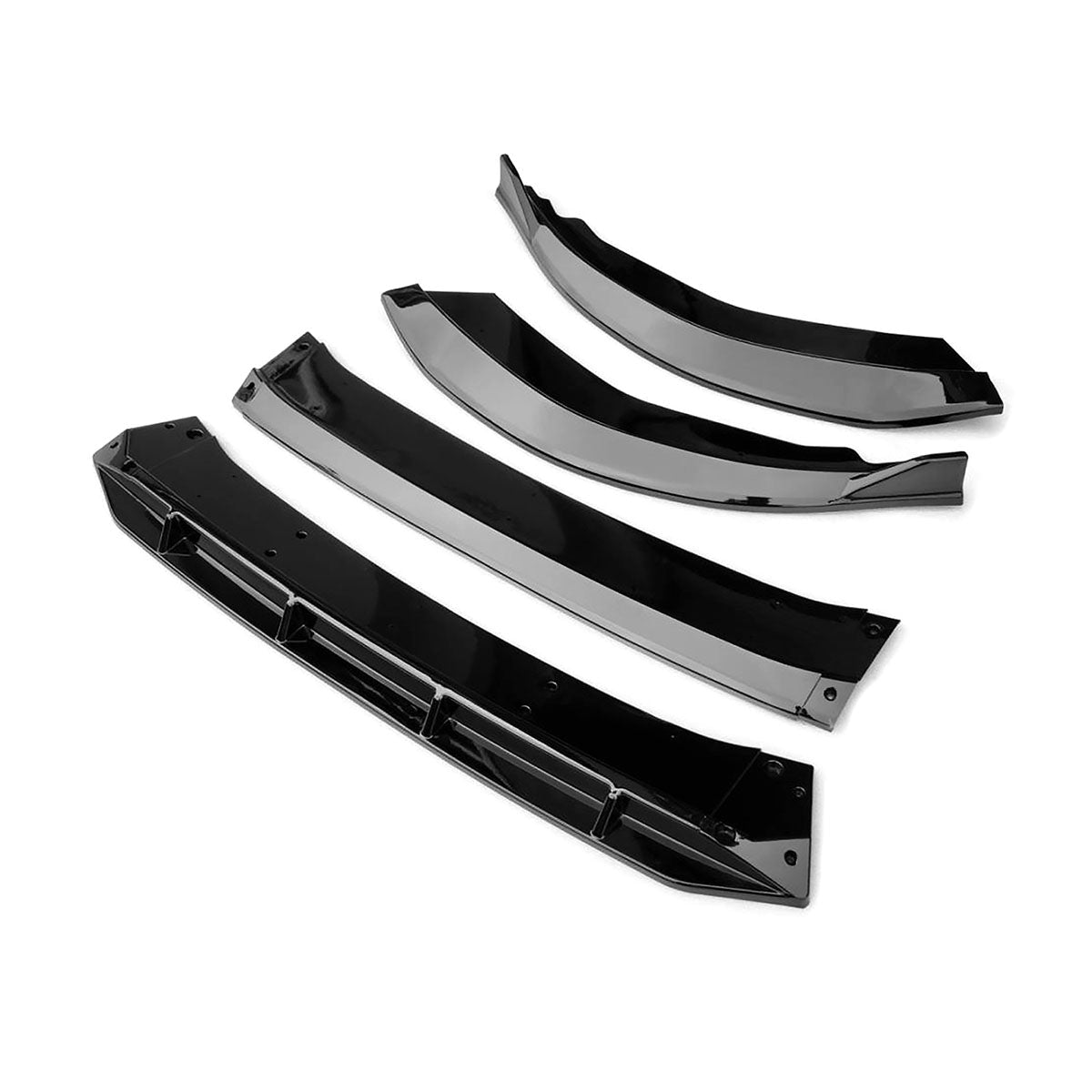2023-2025 Honda Accord Front Bumper Lip V1 4PC Spoiler Black PP