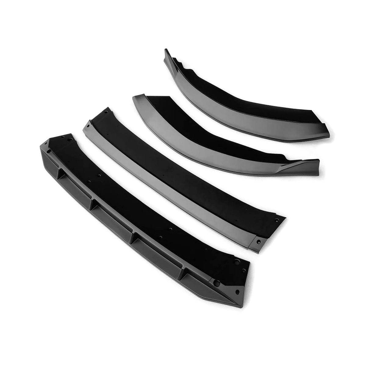 2023-2025 Honda Accord Front Bumper Lip V1 4PC Spoiler Black PP