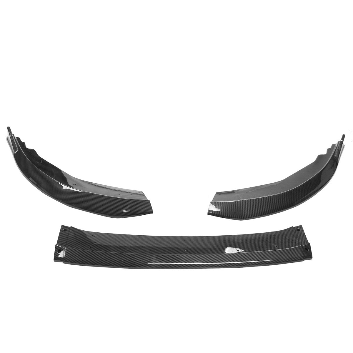 2023-2025 Honda Accord Front Bumper Lip V2 3PC Spoiler Black PP