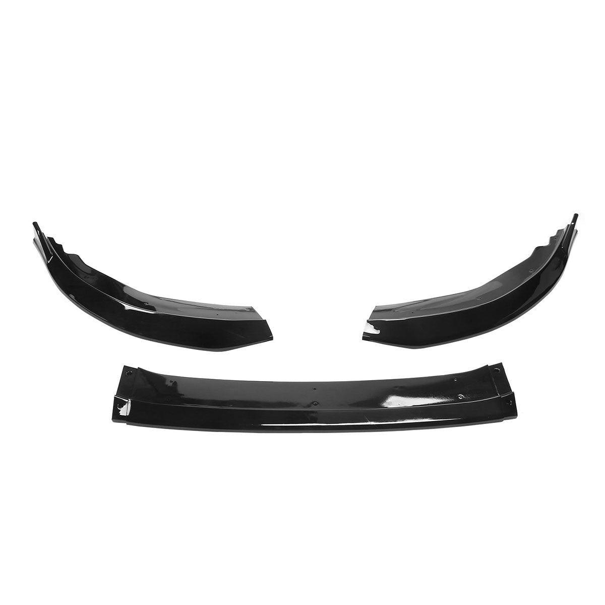 2023-2025 Honda Accord Front Bumper Lip V2 3PC Spoiler Black PP