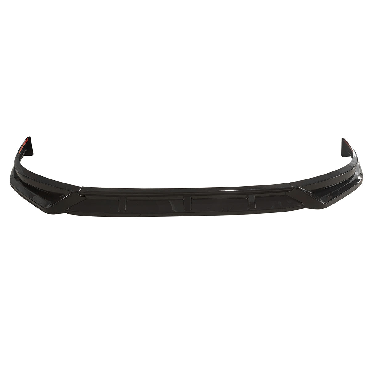 2023-2025 Honda Accord V4 Style 3PCS Front Bumper Lip Gloss Black PP