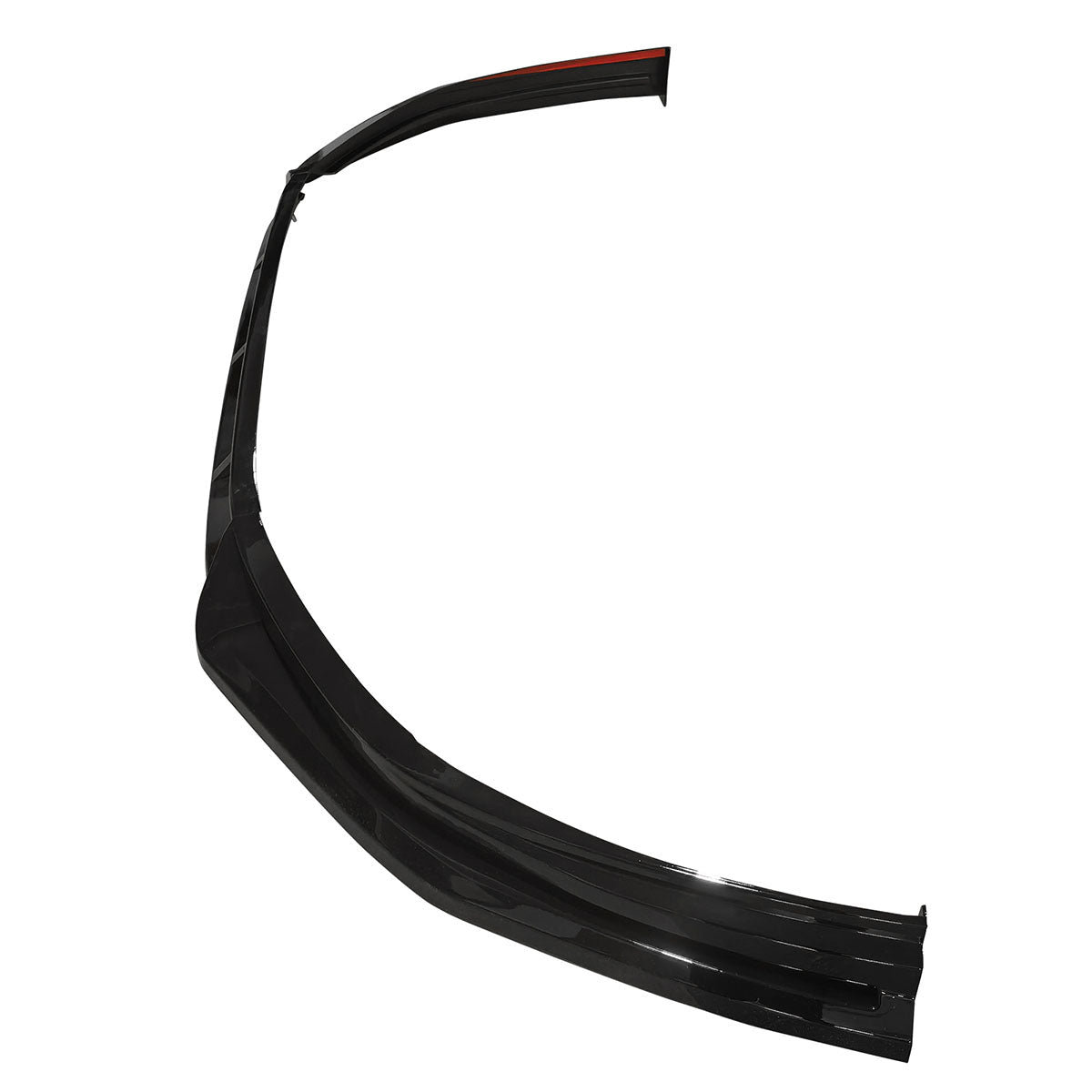 2023-2025 Honda Accord V4 Style 3PCS Front Bumper Lip Gloss Black PP