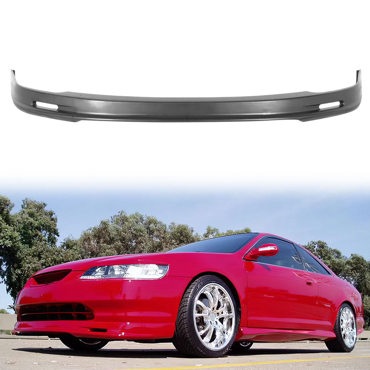 1998-2000 Honda Accord Mugen Style Front Bumper Lip PP