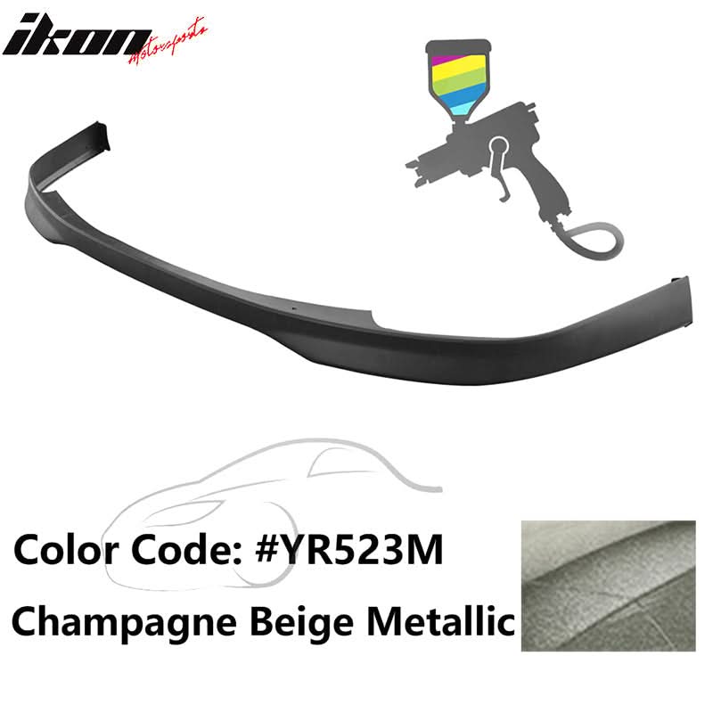 1998-2000 Honda Accord Coupe 2DR T-R Style Painted Front Bumper Lip PP
