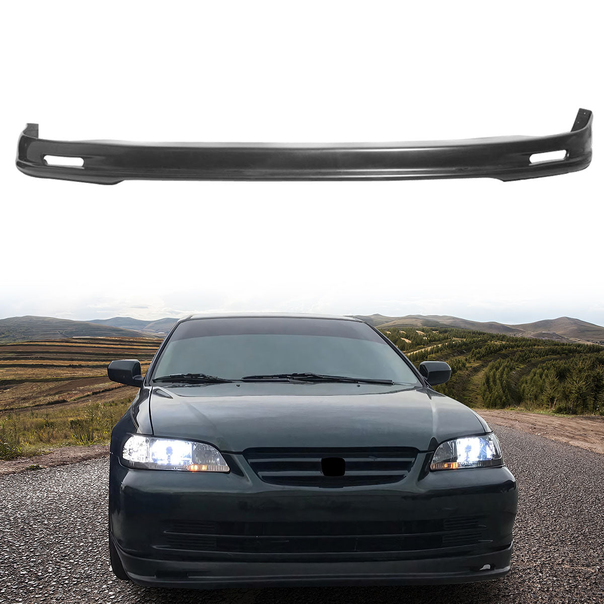 1998-2002 Honda Accord Mugen Style Front Bumper Lip PU