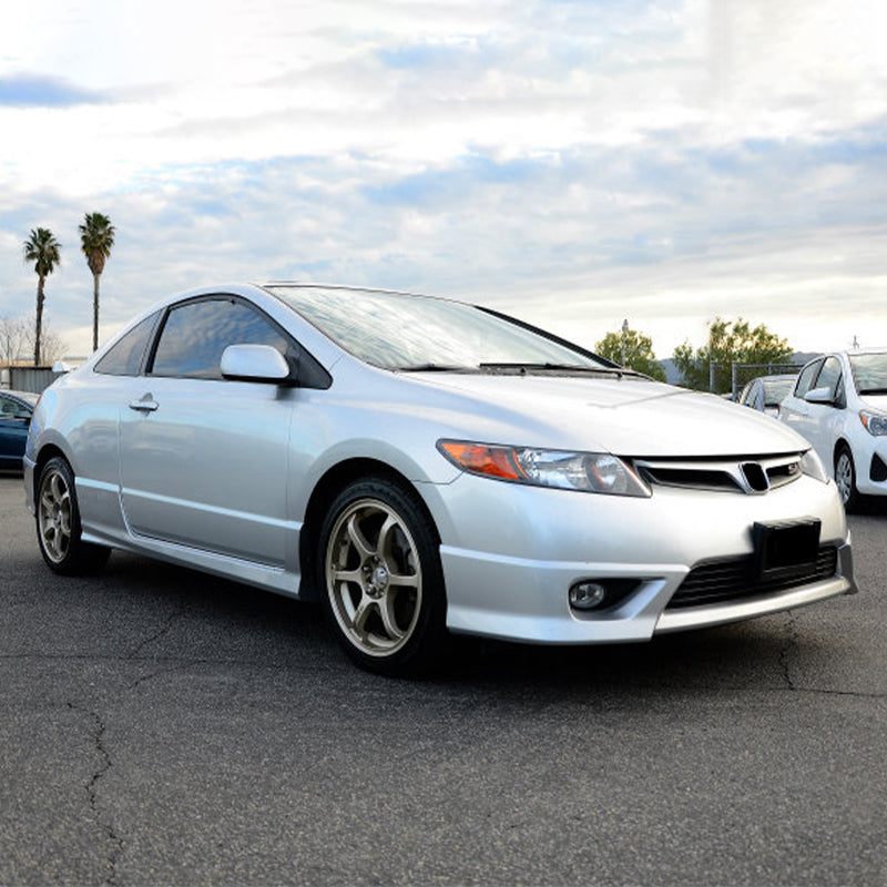 2006-2008 Honda Civic Coupe Front Lip HF-P Style Unpainted Lip Splitte