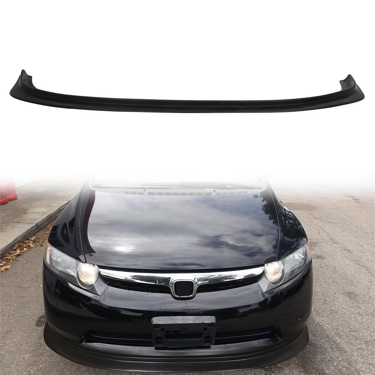 2006-2008 Honda Civic FA5 4Dr Sedan Ikon Aero DP Front Lip Splitter