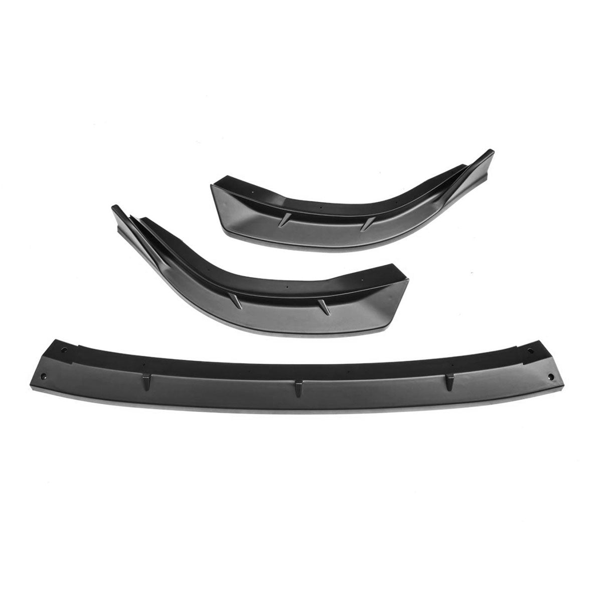 2006-2008 Honda Civic Sedan 4DR IKON Matte Black Front Lip Splitter PP
