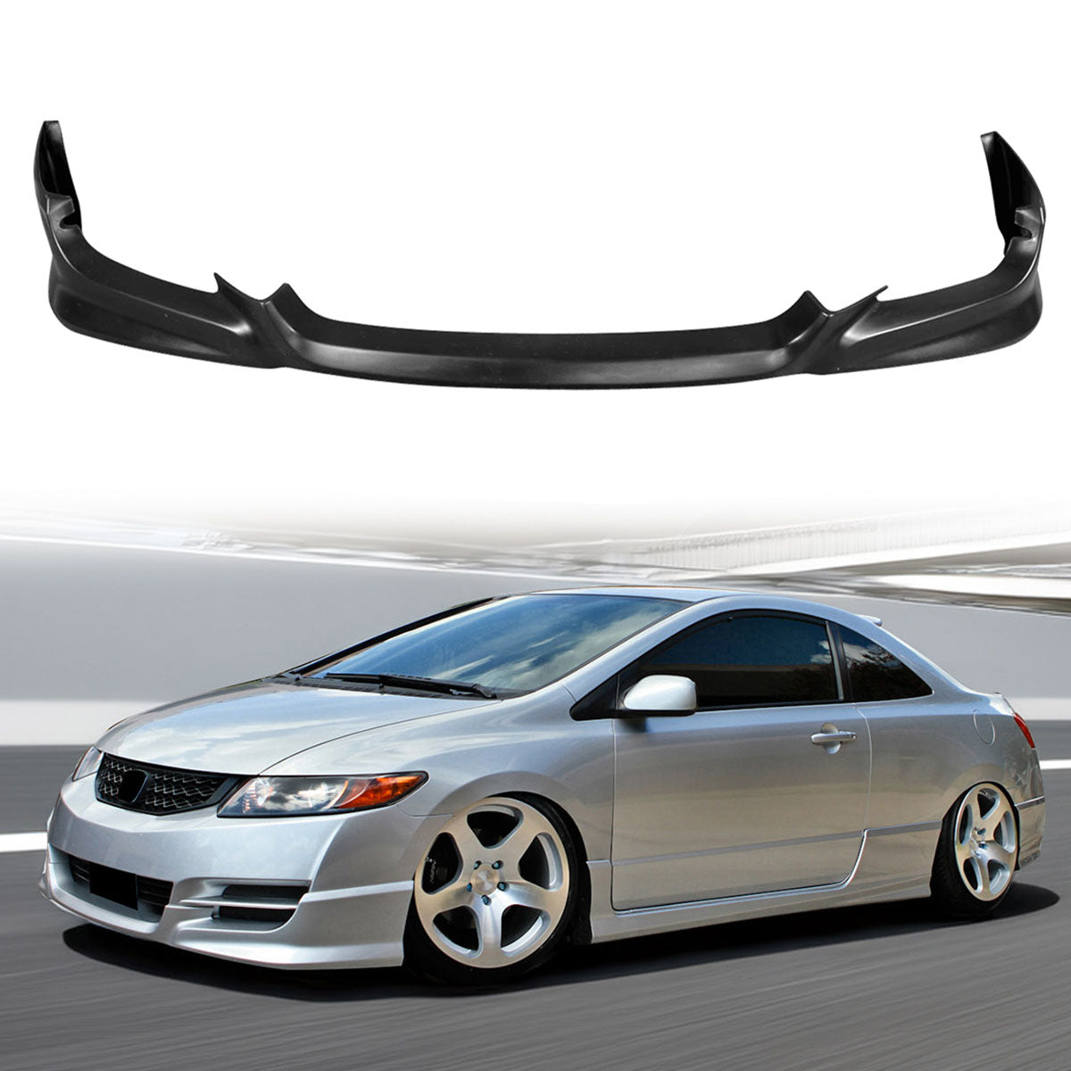 2009-2011 Honda Civic 2Dr Coupe HFP Style Front Lip Spolier PU