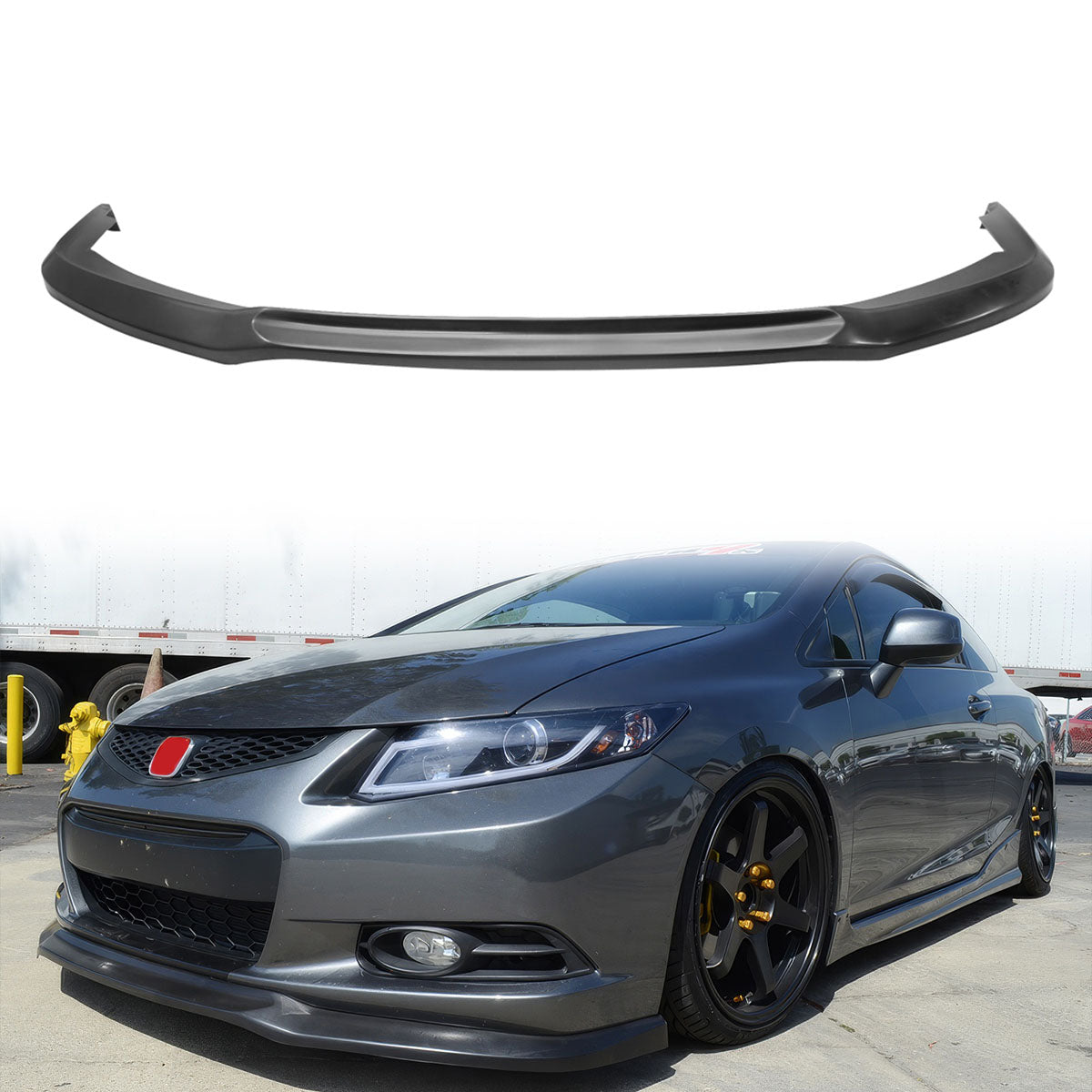 2012-2013 Honda Civic 2-Door Coupe Ikon Front Bumper Lip