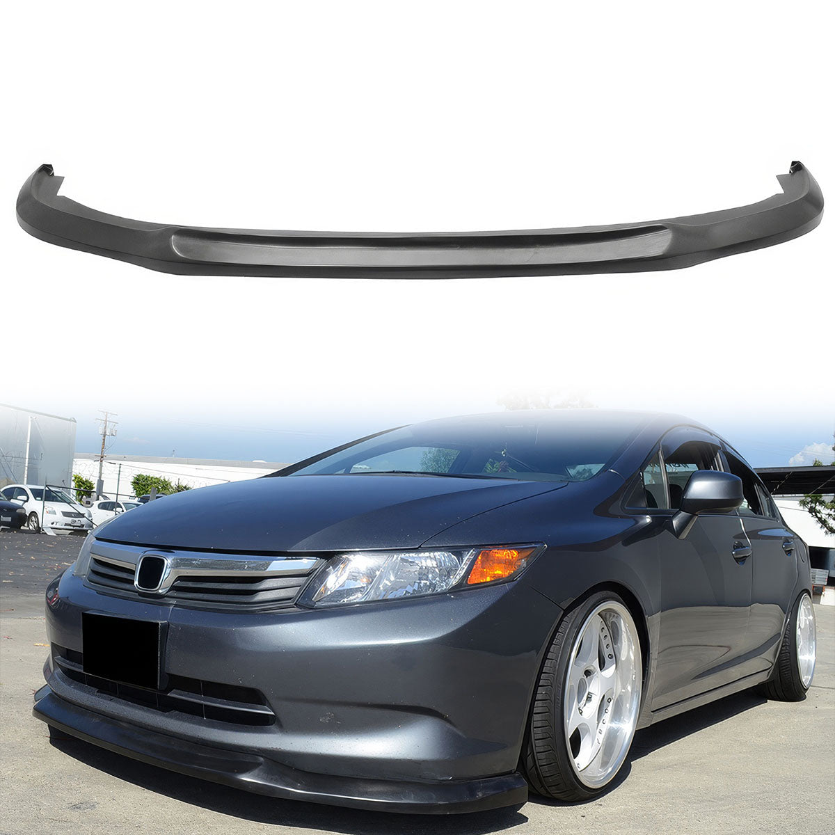 2012 Honda Civic 4 Door Sedan Ikon  (Usdm Model) Front Bumper Lip