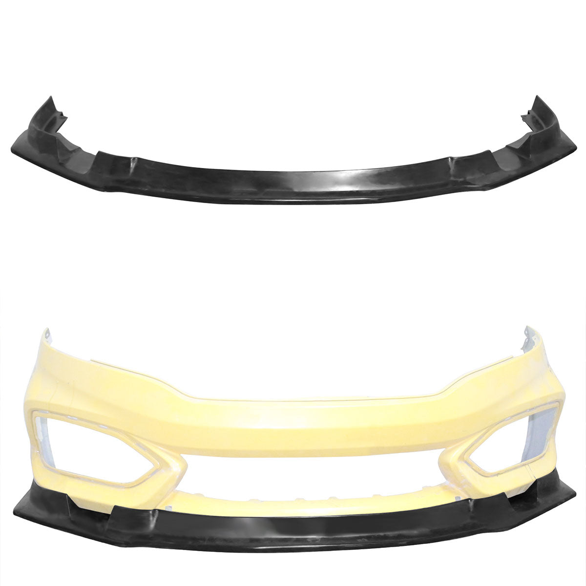 2014-2015 Honda Civic Coupe IKFM Style Front Bumper Lip Spoiler PU