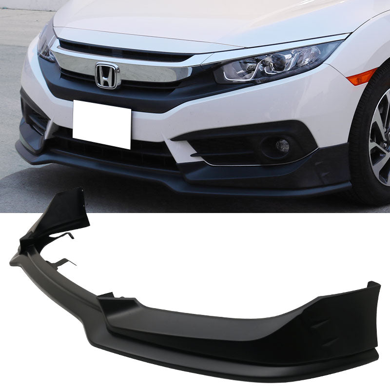 2016-2018 Honda Civic Mugen Style Front Bumper Lip PP