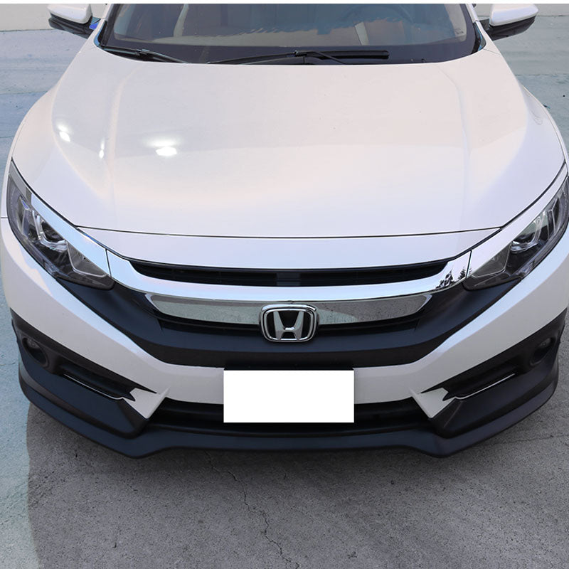 2016-2018 Honda Civic Mugen Style Front Bumper Lip PP