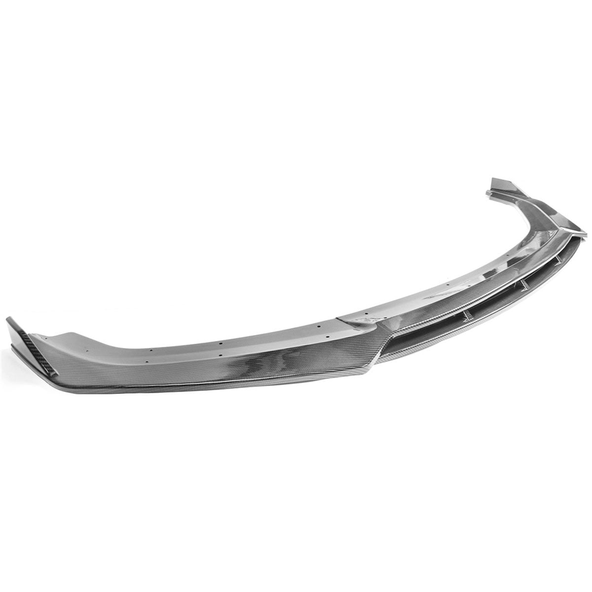 2019-2021 Honda Civic IKON V3 Style Front Bumper Lip Chin Spoiler 2PC