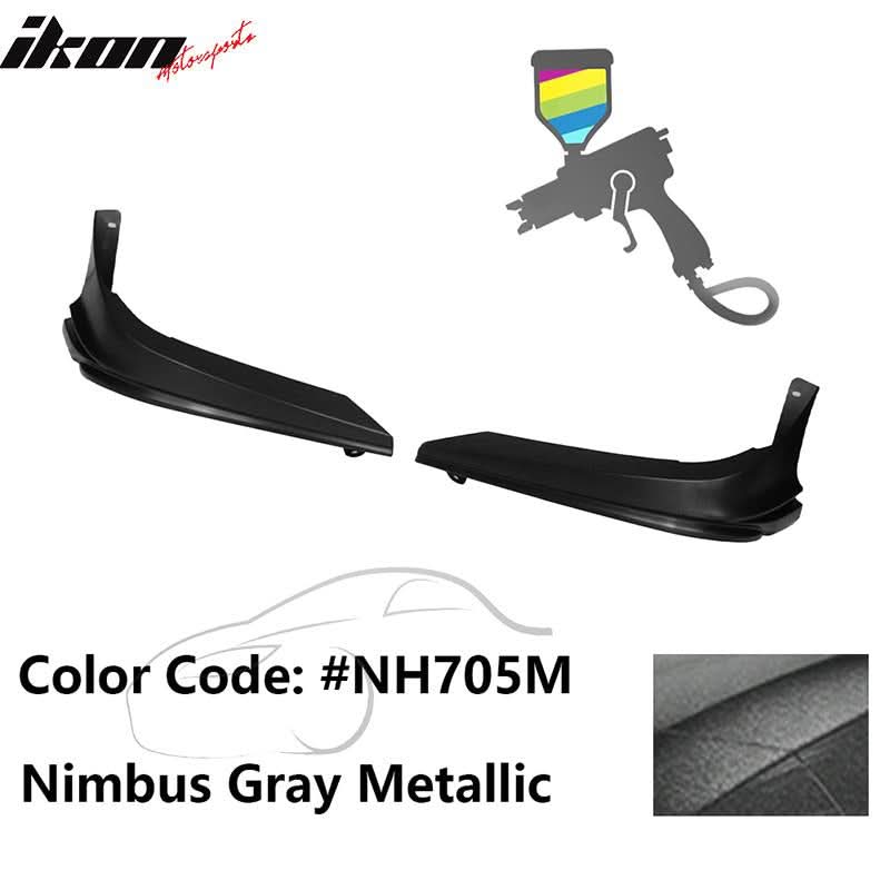 2019-2021 Honda Civic 10TH Gen Modulo Style Front Bumper Lip Splitters