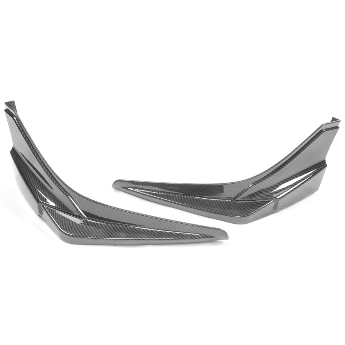 2019-2021 Honda Civic Modulo Style Front Splitters Side Apron Lip