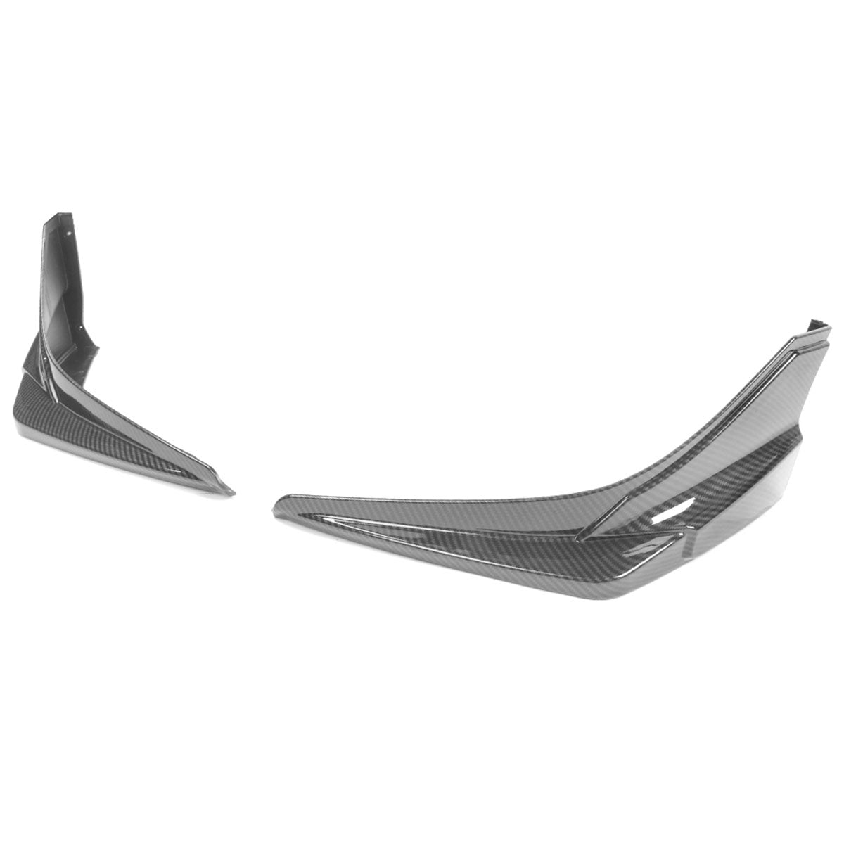 2019-2021 Honda Civic Modulo Style Front Splitters Side Apron Lip