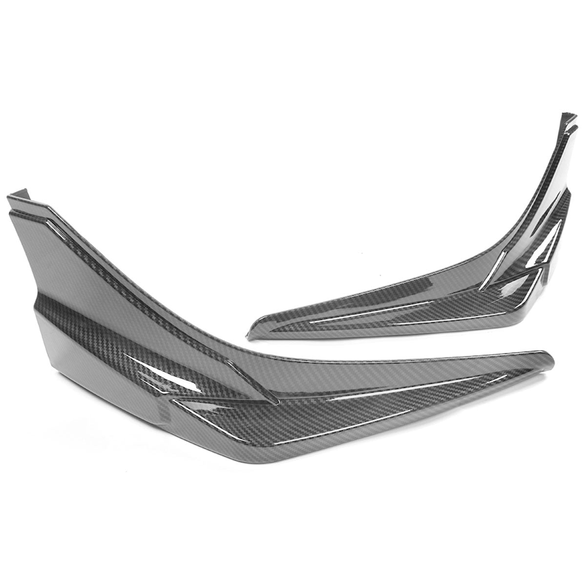2019-2021 Honda Civic Modulo Style Front Splitters Side Apron Lip