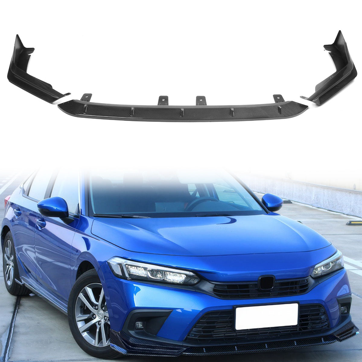 2022-2024 Honda Civic 11th Gen IKON Style Front Bumper Lip PP