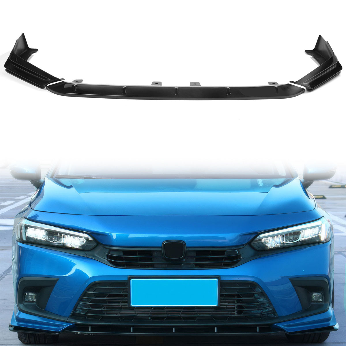 2022-2024 Honda Civic 11th Gen IKON Style Front Bumper Lip PP
