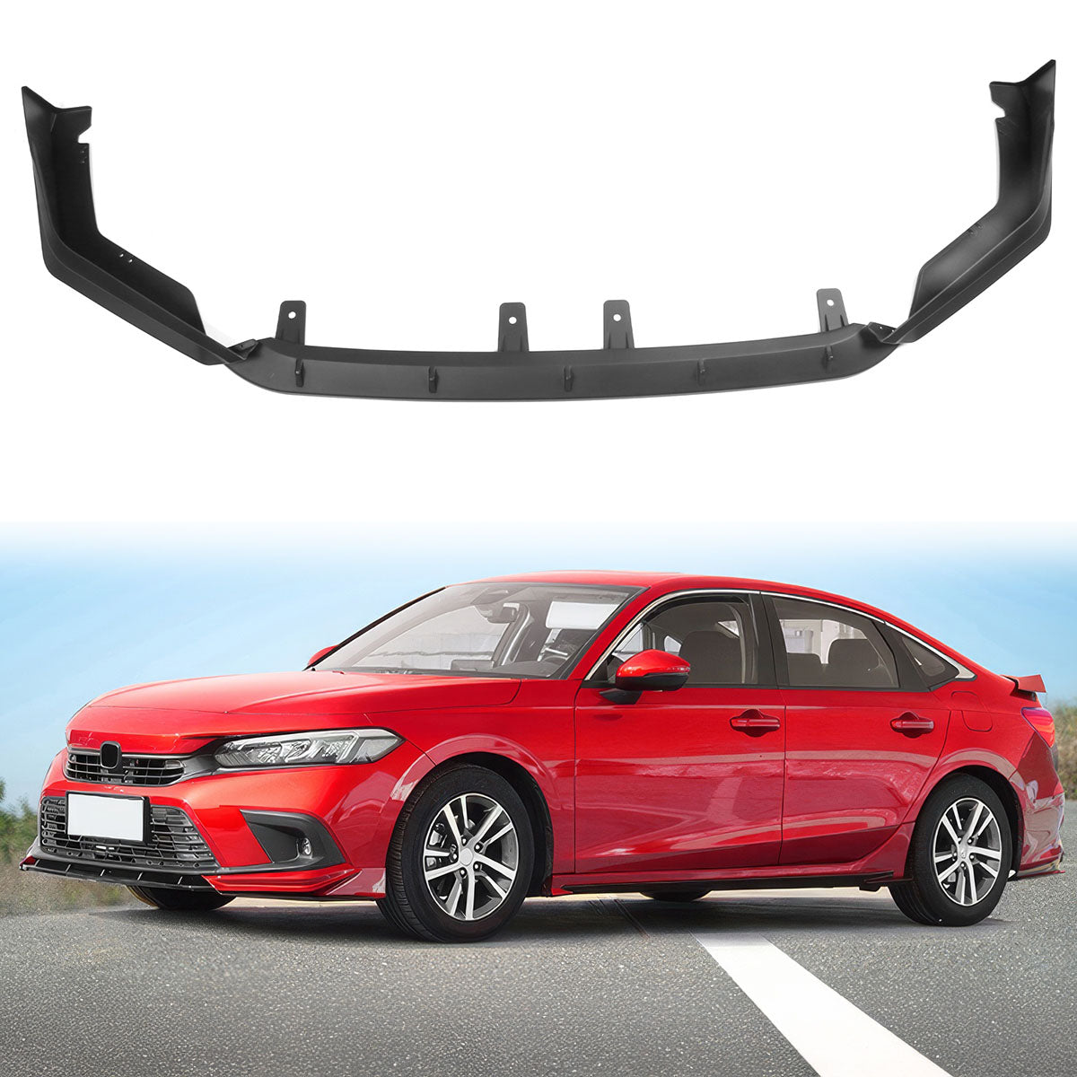 2022-2024 Honda Civic 11th Gen IKON Style Front Bumper Lip PP