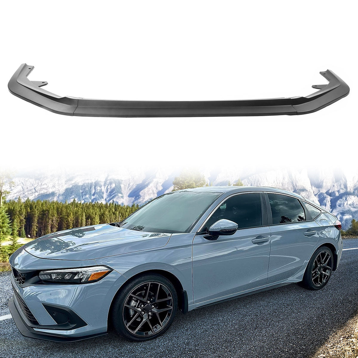 2022-2024 Honda Civic RS Style Front Bumper Lip PP