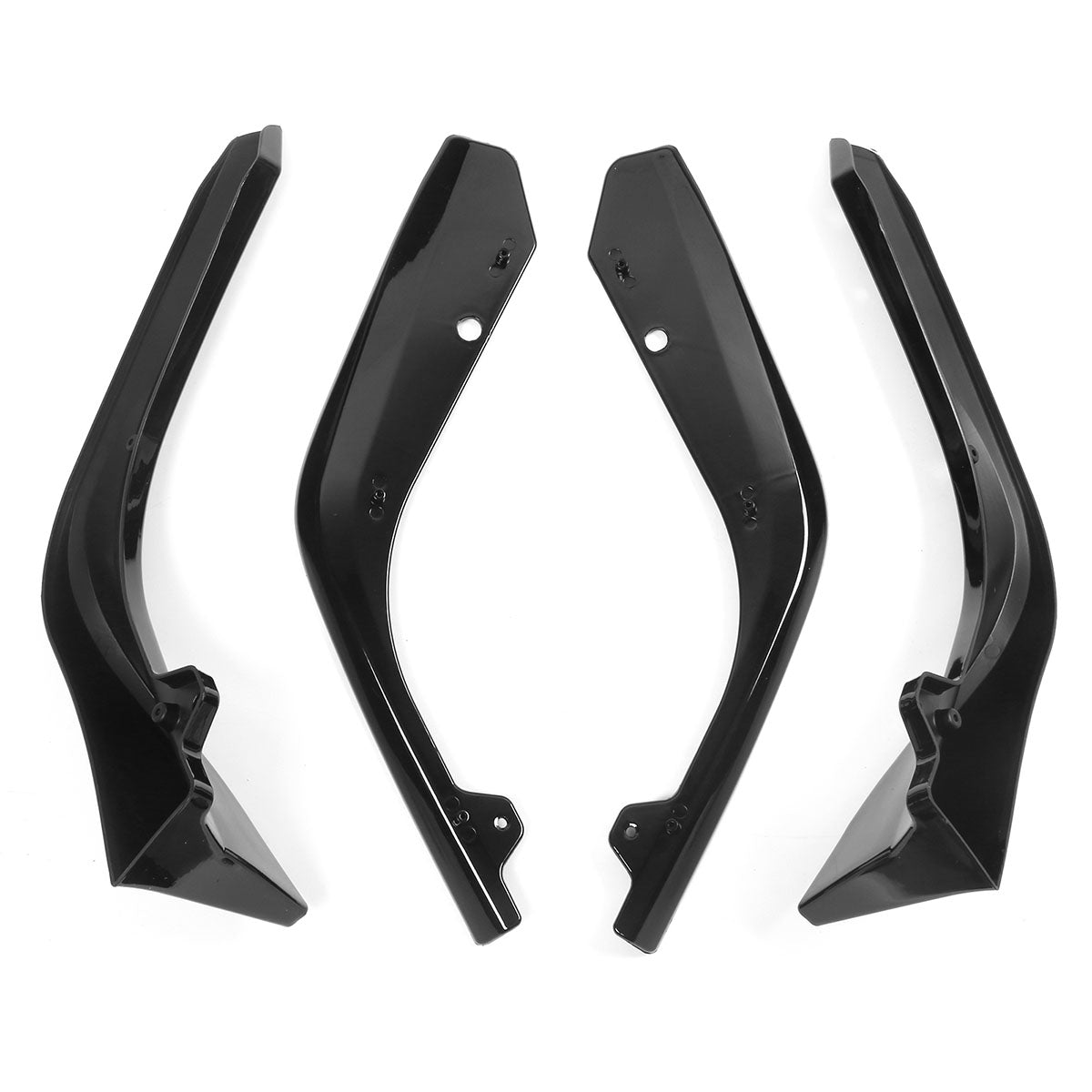 2022-2023 Honda Civic 4DR MD Style Front Bumper Lip Splitter 2PCS PP