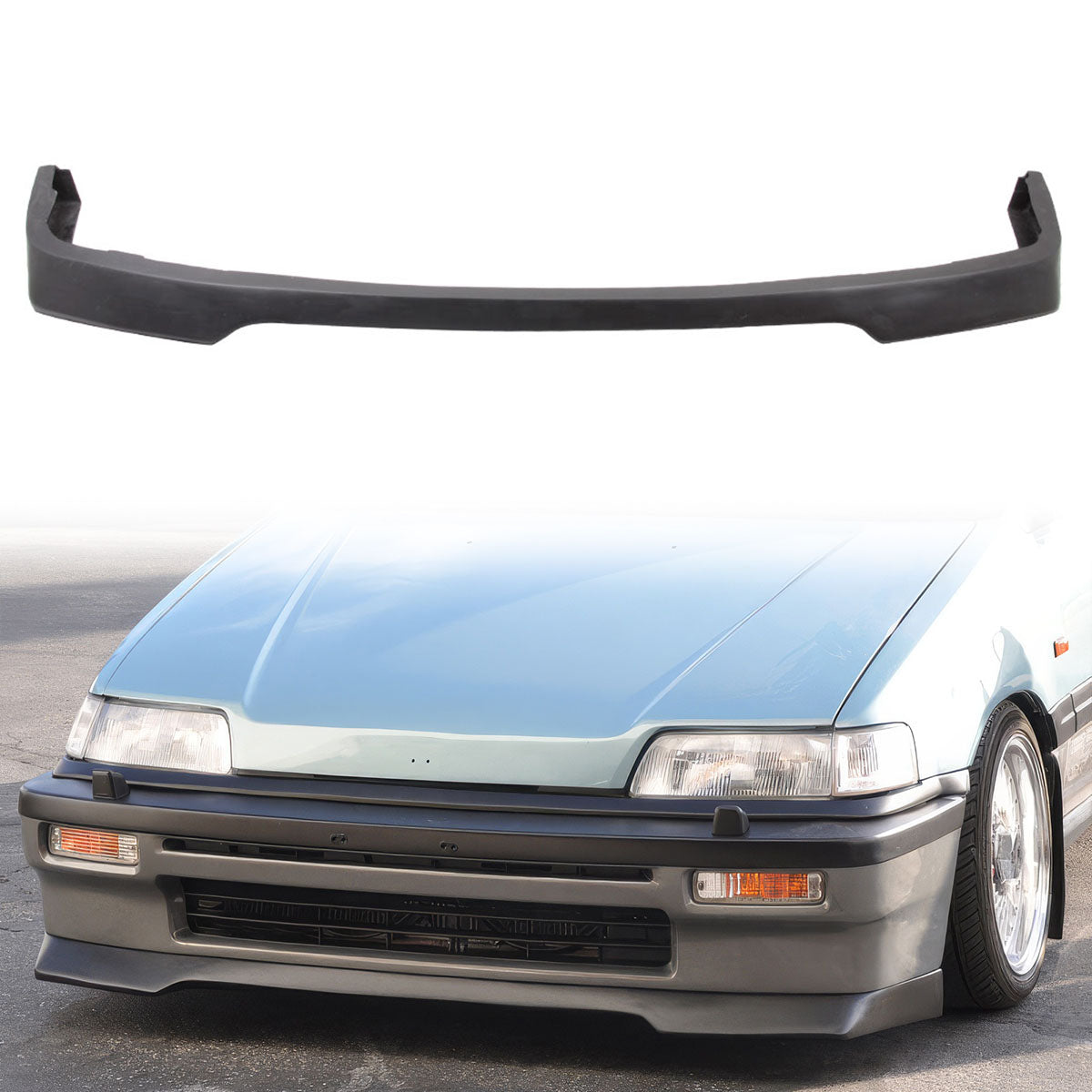 1988-1991 Honda Civic IKON -2000 Style Front Bumper Lip Spoiler PU