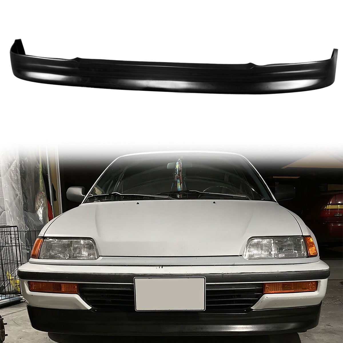 1990-1991 Honda Civic CS Style Front Bumper Lip PU