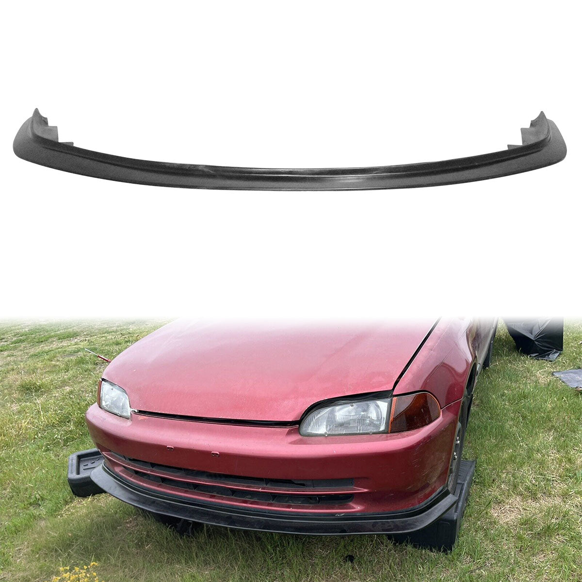 1992-1995 Honda Civic 4DR DP Style First Molding JDM Front Bumper Lip