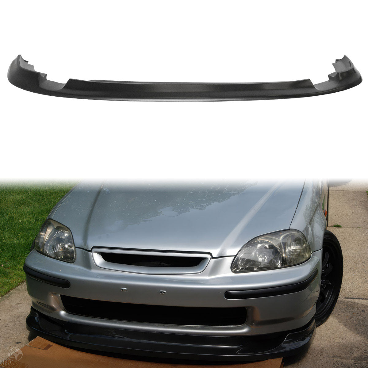 1996-1998 Honda Civic EK 1st Molding JDM Style Unpainted Front Lip PU