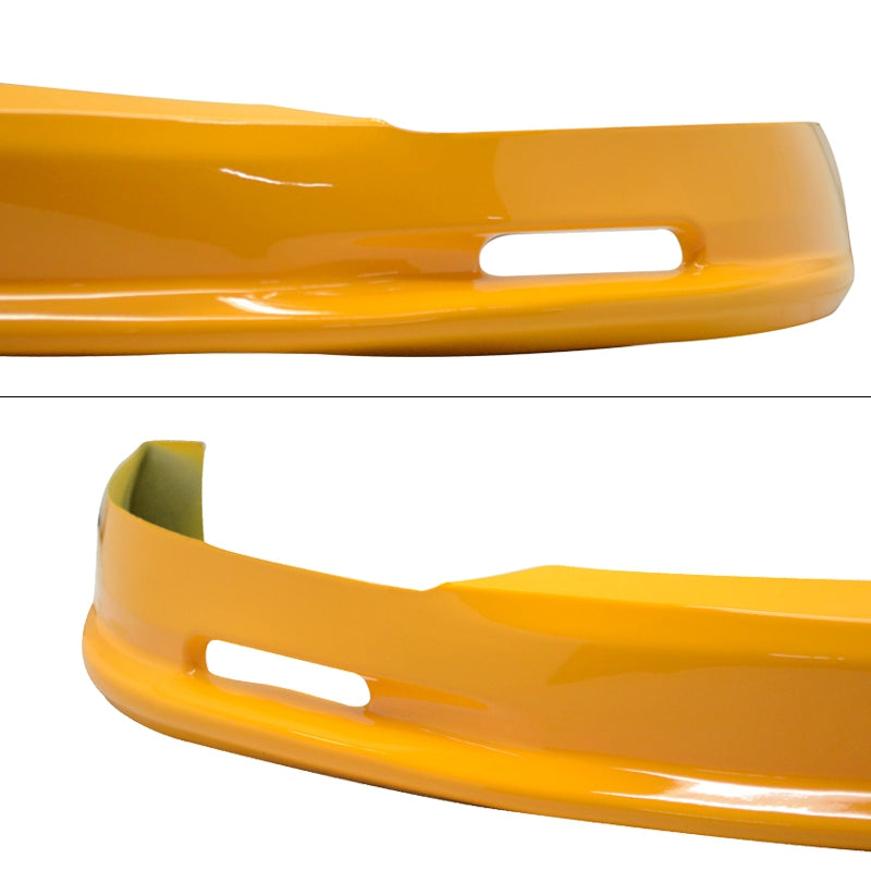 1996-1998 Honda Civic Mugen Style Painted Orange Front Bumper Lip PU